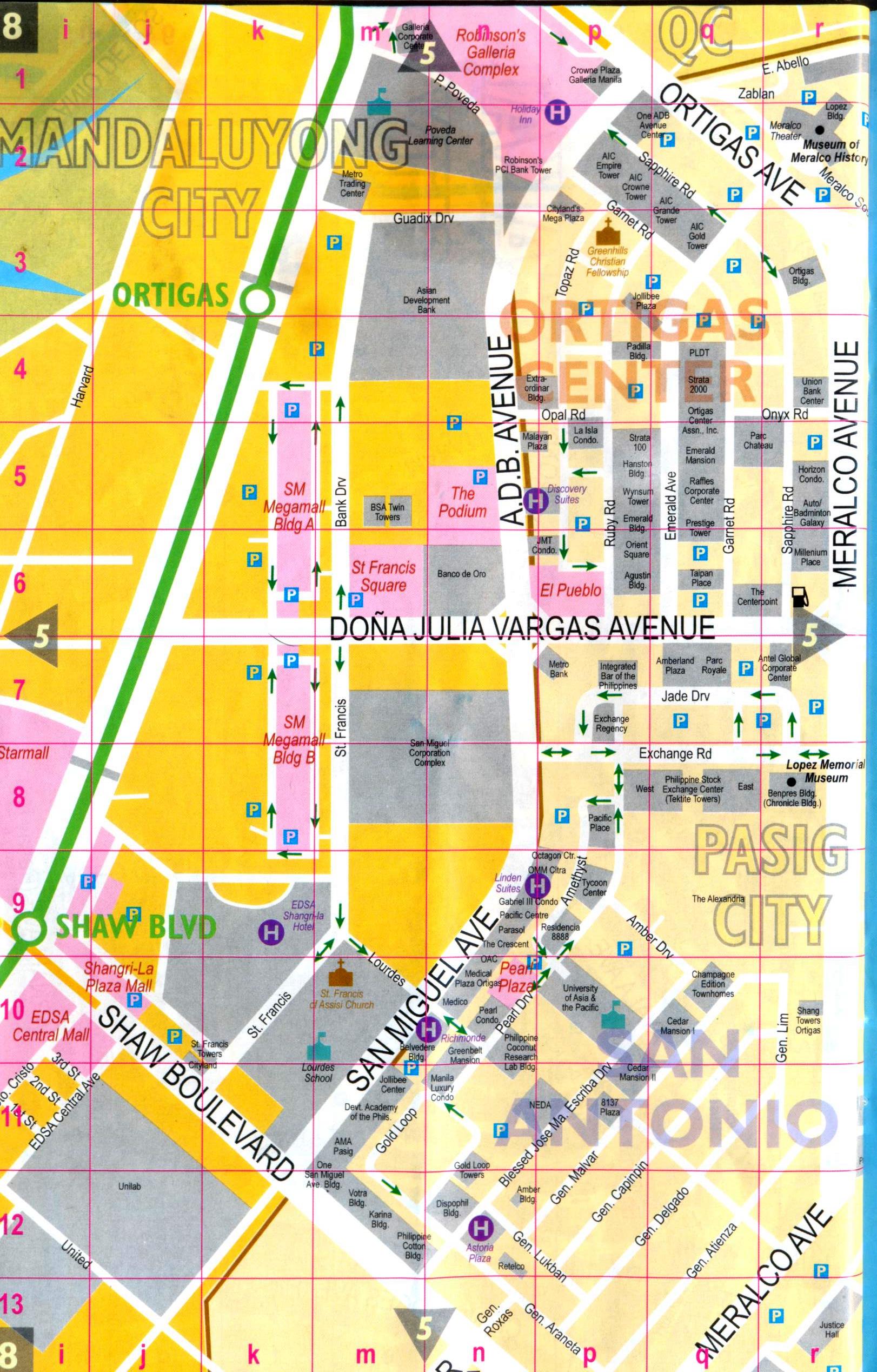 Ortigas Center Map